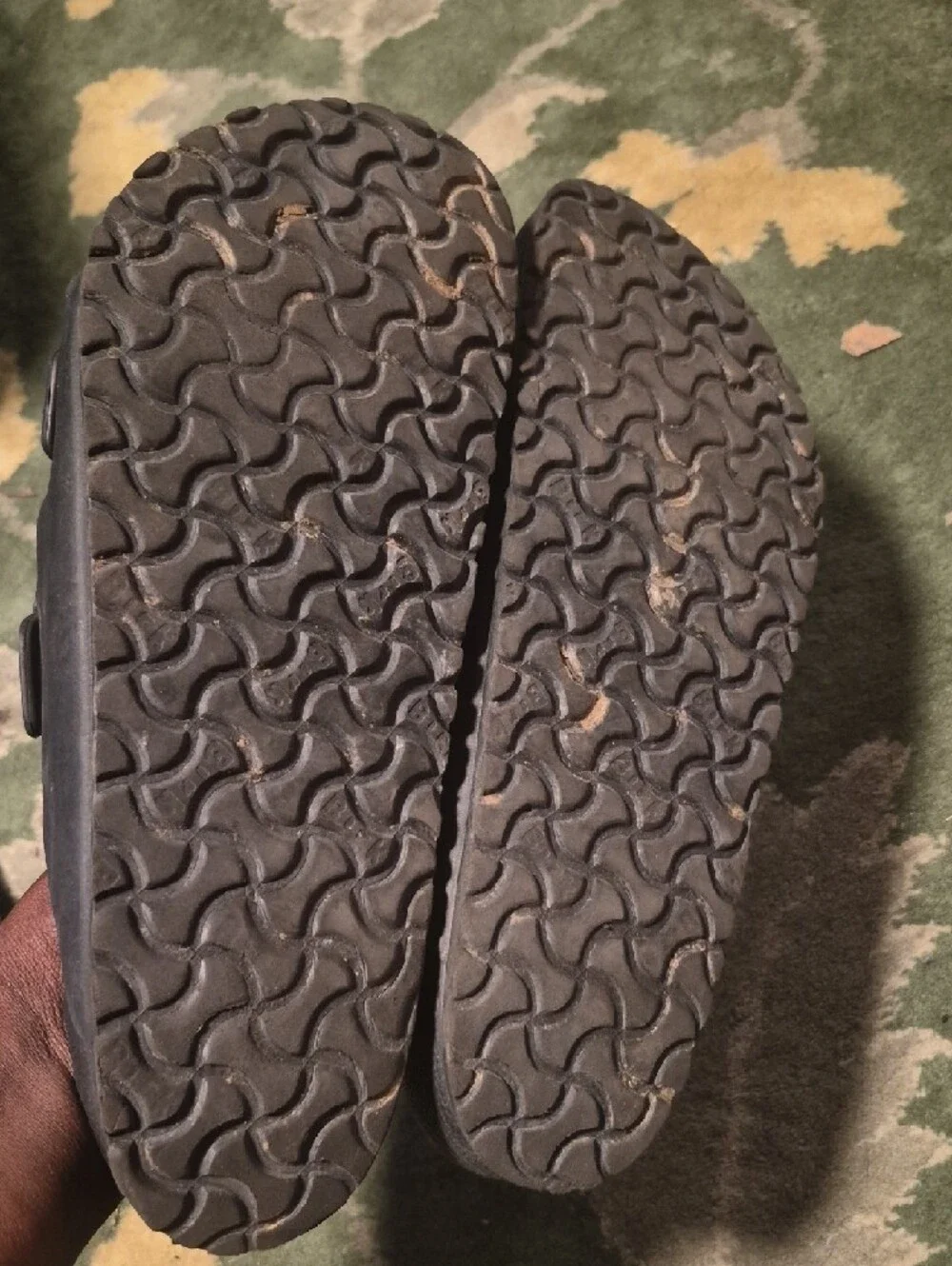 Birkenstock Black Two-Strap Slip-On Sandals